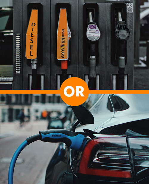 Filling up with petrol or diesel, or charging you electric or hybrid car? 